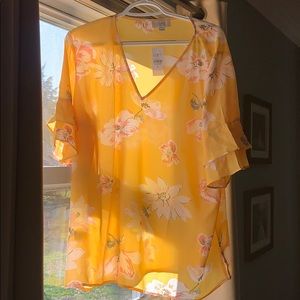 Loft Yellow Blouse